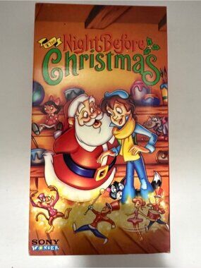 Sony Wonder The Night Before Christmas VHS Animated Holiday Classic